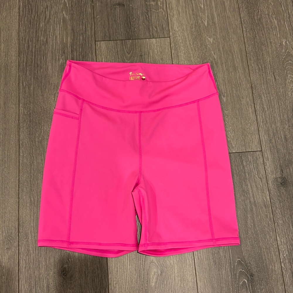 Lilly Pulitzer Size L Hot Pink Bike Shorts